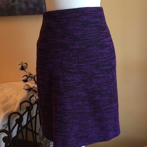 Grace Elements purple pencil skirt.  Sz L.